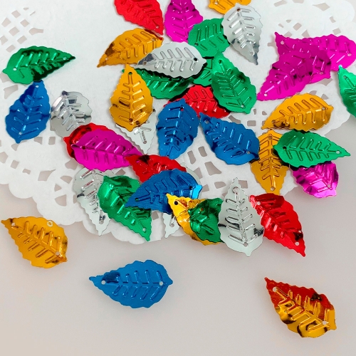 [대원피앤피] 스팡클 단풍 나뭇잎 모양(2종 택1/비즈/장식소품)