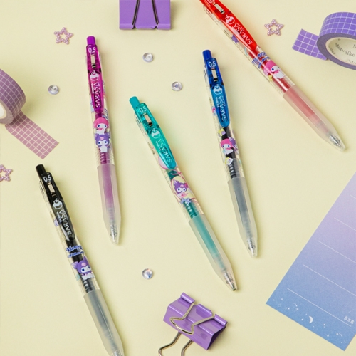 [제브라] 사라사클립 마이멜로디&쿠로미 5본