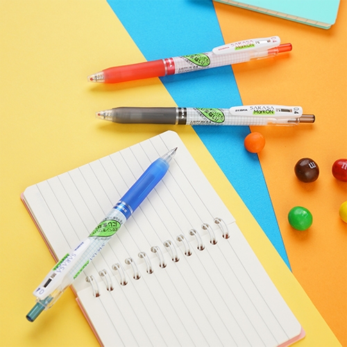 [제브라] 사라사 볼펜 마크온 (0.4/0.5/3색 택1)