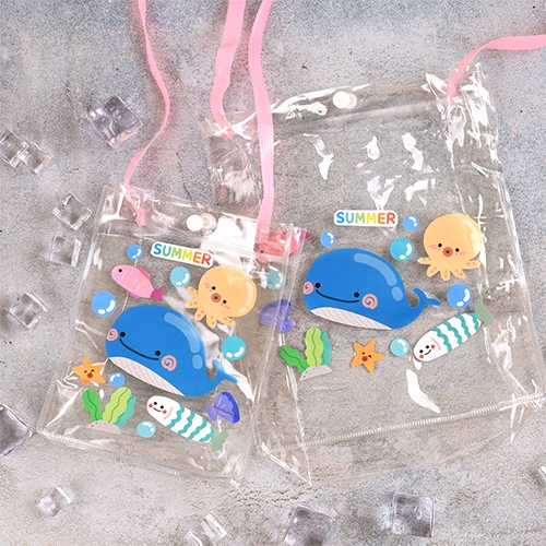 [아이디몬] 여름 가방만들기 세트B  (고래스티커)