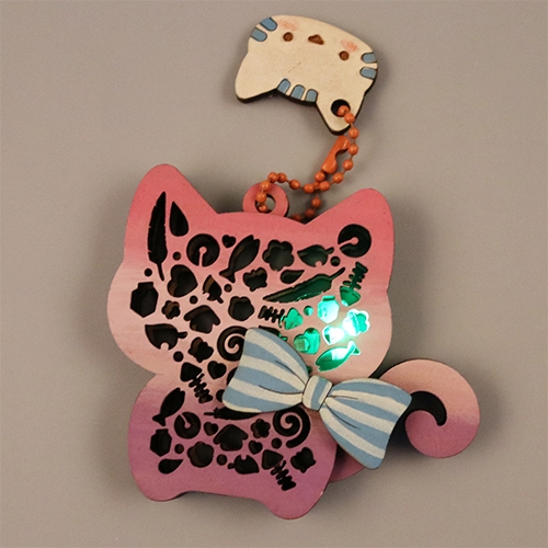 [아이디몬] 우드 DIY 야옹이 쉐이커