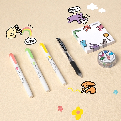 [제브라] 다꾸 에디션 선물 세트 (문구세트)