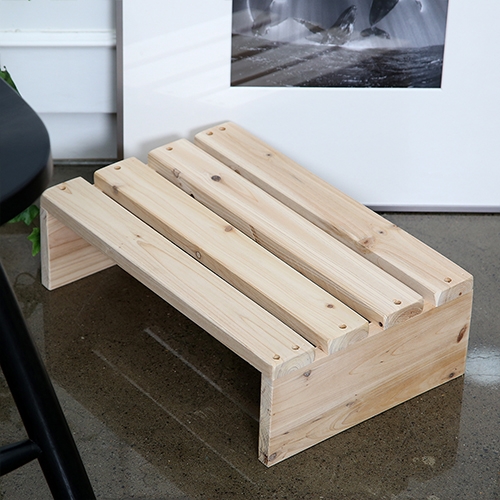 [소나무향기] 삼나무 원목 발 받침대 (5종 택1)