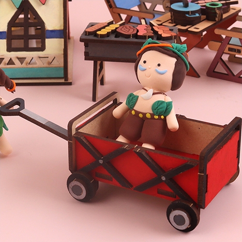 [아이디몬] 우드 DIY 캠핑웨건