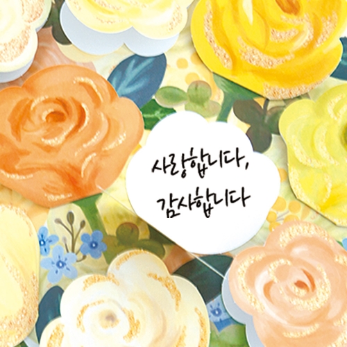 [FT5002] 롤링 페이퍼 카드 (3종 1세트)