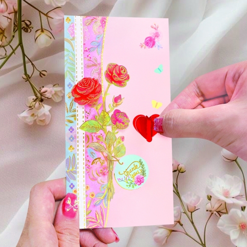 [FB1019] 하트 입체 용돈봉투 (2매입)