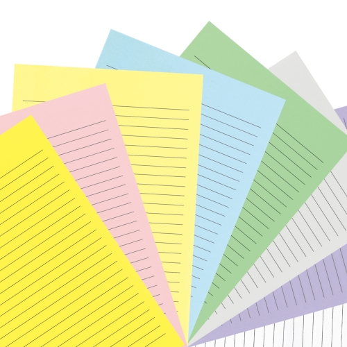 [FL1003] 초대량 컬러 편지지 8종 세트