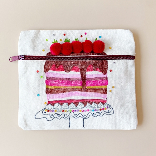 캔버스가방 과일퐁퐁 파우치 가방만들기