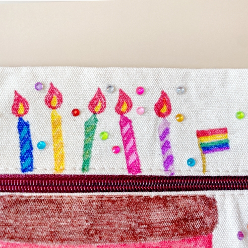 캔버스가방 과일퐁퐁 파우치 가방만들기