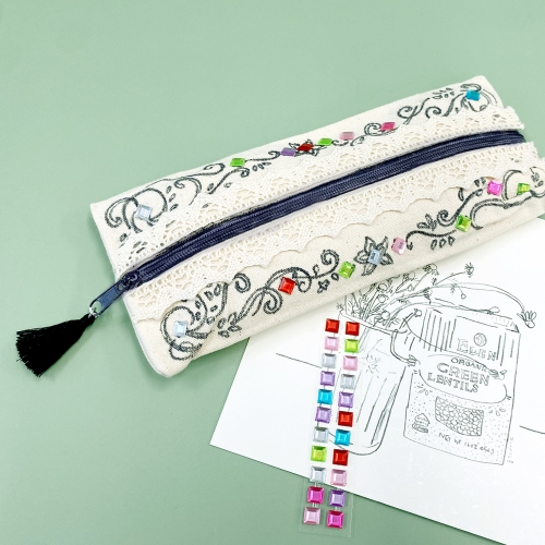 캔버스가방 데일리필통 가방만들기