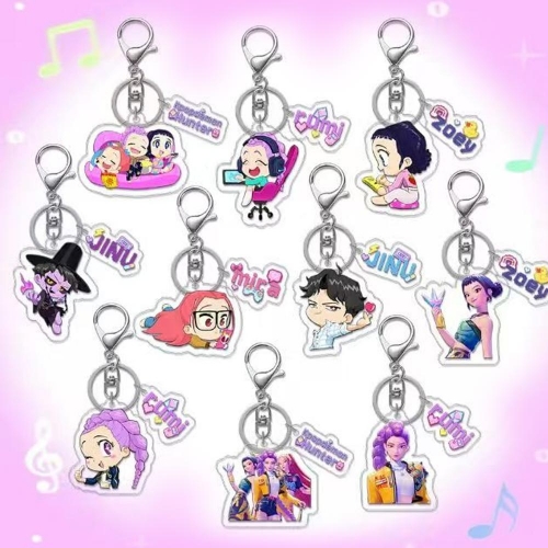 캐릭터 열쇠고리 (케이팝 데몬 헌터스) 1p   더피 사자 보이즈