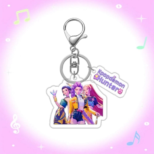 캐릭터 열쇠고리 (케이팝 데몬 헌터스) 1p   더피 사자 보이즈