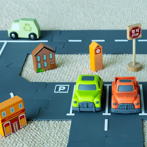 [캐스비]플레이 자동차도로퍼즐(2915)