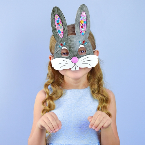 동물모양 종이가면 (혼합10세트)