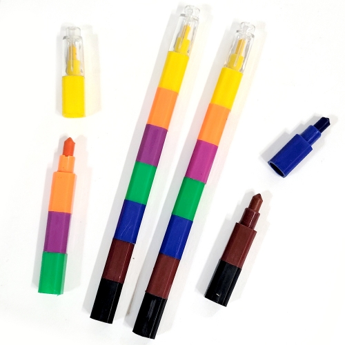 오키도키 7색 블럭 색연필 (30개)