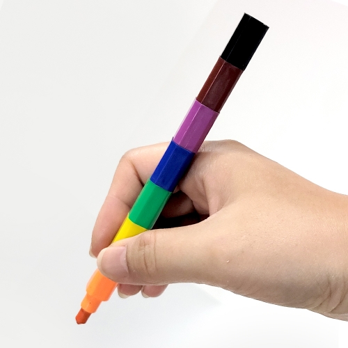 오키도키 7색 블럭 색연필 (30개)