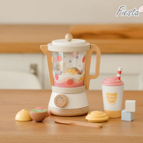 [키즈비전] 피에스타 원목 소꿉놀이 파인다이닝 도구 세트