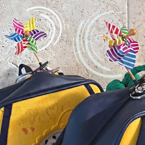 바람개비 머리핀(2개1세트)