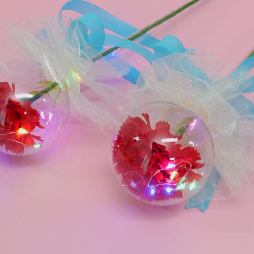 LED 투명구 카네이션 축하봉