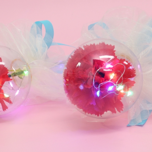 LED 투명구 카네이션 축하봉