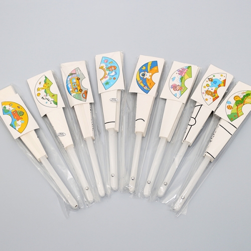 밑그림 접이식 부채(1개)