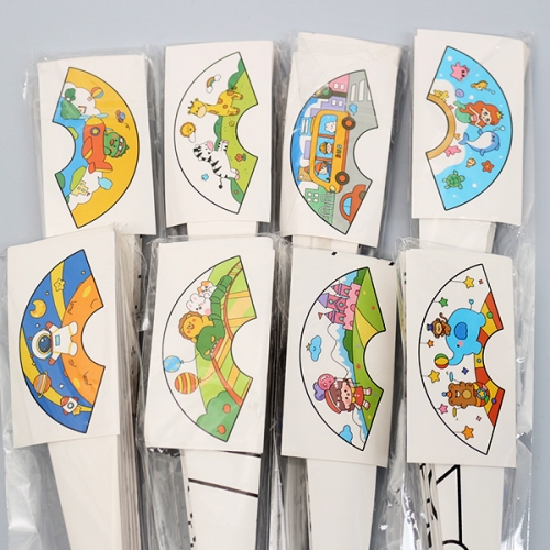 밑그림 접이식 부채(1개)