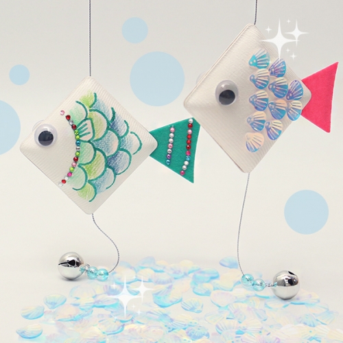 펄프접시 입체 물고기(1개)