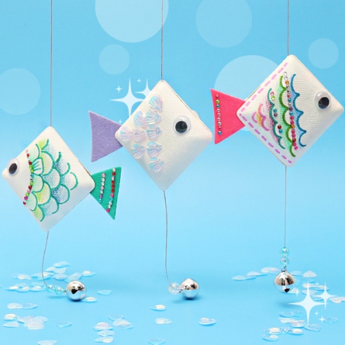 펄프접시 입체 물고기(1개)