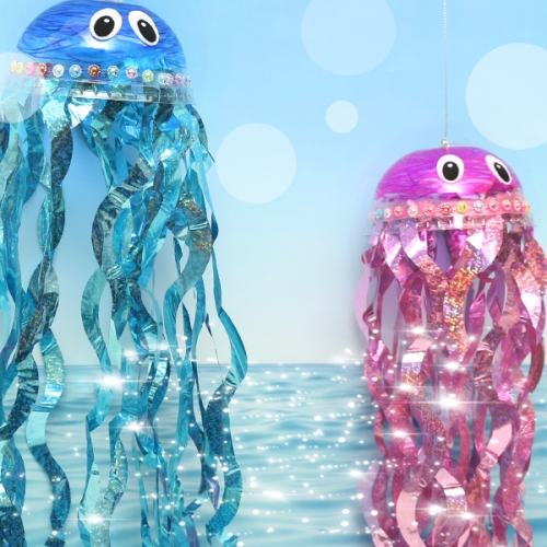 홀로그램 해파리 모빌(1개)