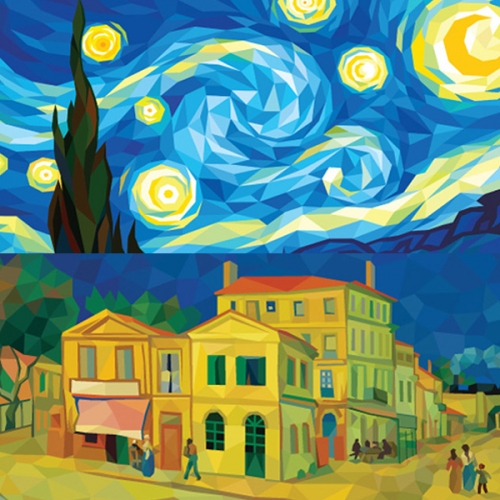 폴리곤아트 고흐 명작시리즈