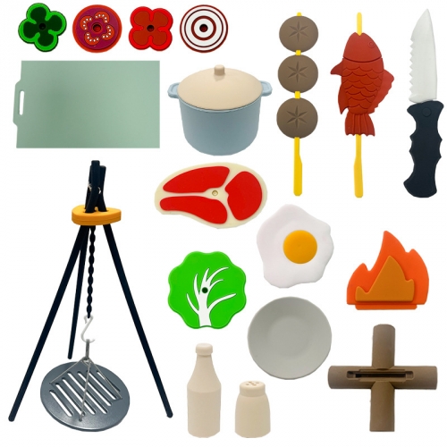 퍼니소피 실리콘 캠핑 바베큐 세트