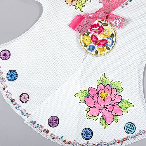 [만꾸] 분홍빛 전통 한복(여아)