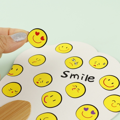 메이크문구 스마일표정스티커