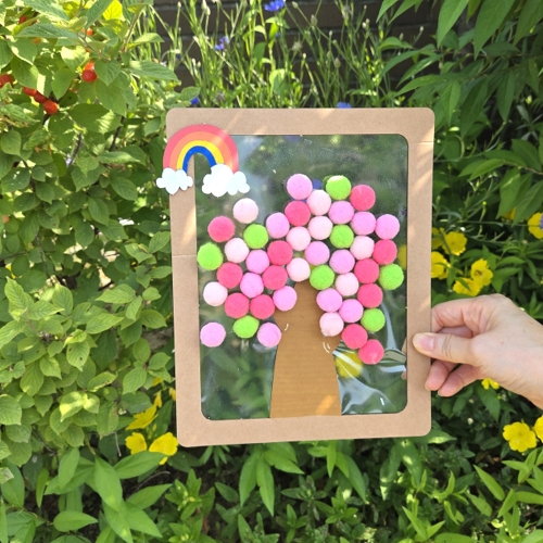 메이크문구 DIY755 자연놀이계절나무액자만들기