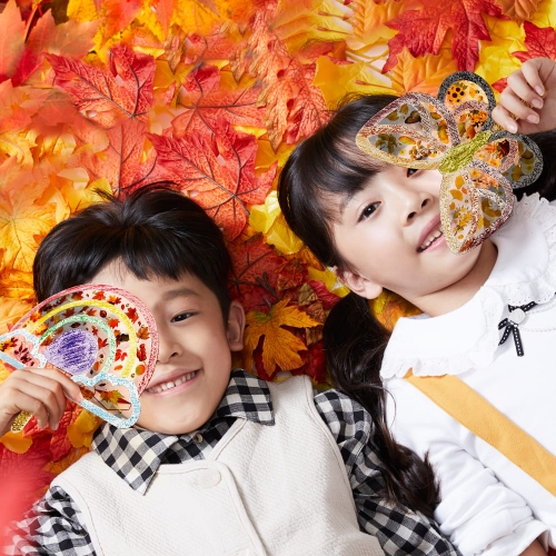 가을 낙엽 썬캐쳐 만들기