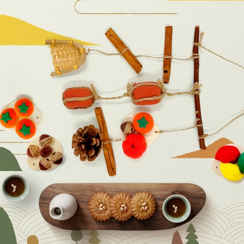 가을장식 가을풍경 가랜드만들기