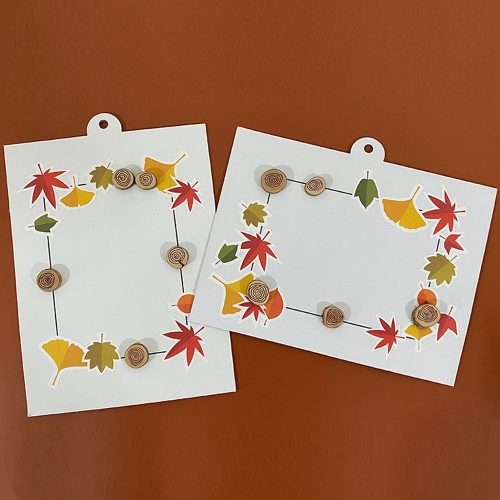 가을풍경담기 낙엽액자 만들기