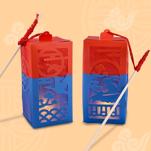 [오늘놀이] 청사초롱 만들기(전통등/LED 조명 포함/KC인증)