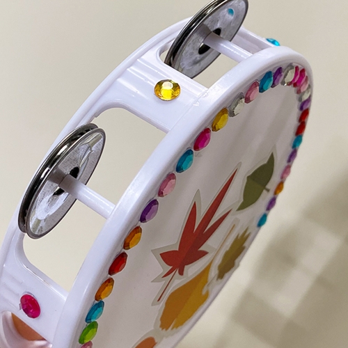 악기만들기 가을낙엽/할로윈 미니탬버린 만들기