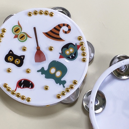 악기만들기 가을낙엽/할로윈 미니탬버린 만들기