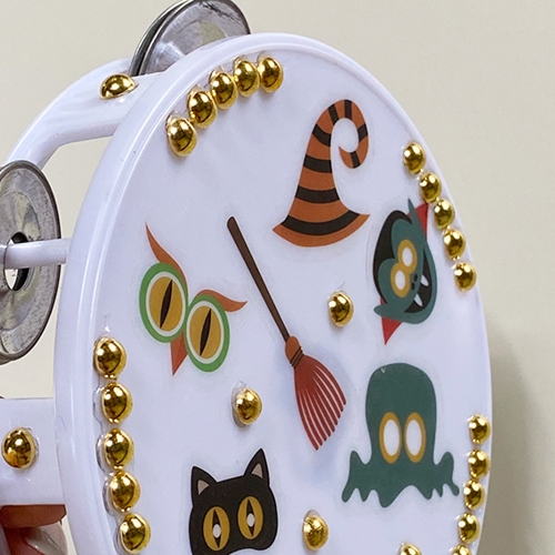 악기만들기 가을낙엽/할로윈 미니탬버린 만들기