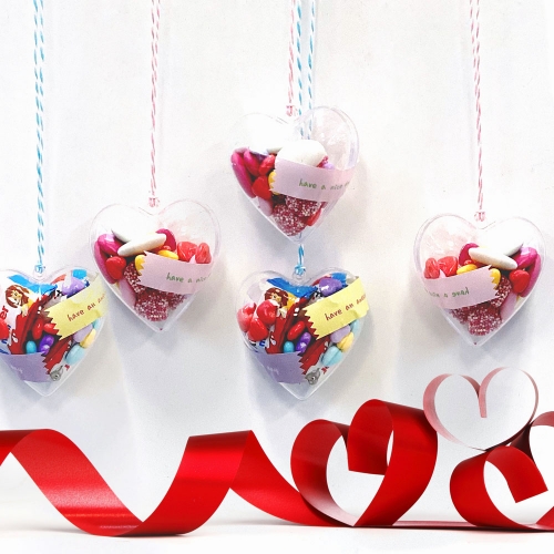 투명하트 사탕목걸이/사탕키링 만들기 (5세트)