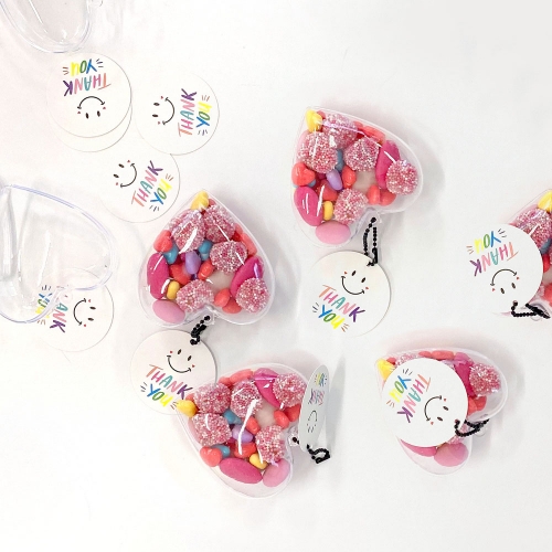 투명하트 사탕목걸이/사탕키링 만들기 (5세트)