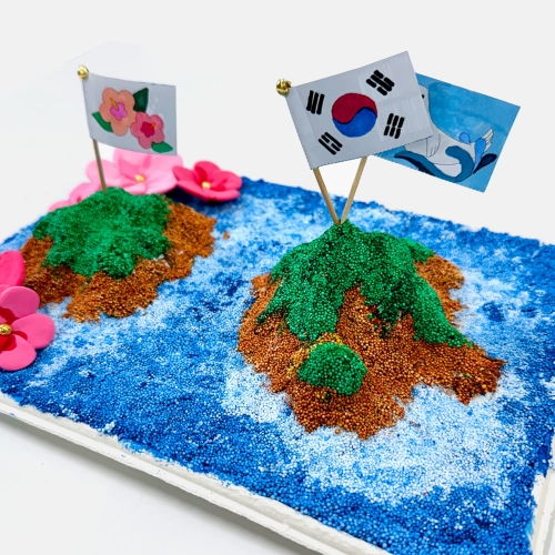 독도의날만들기 클레이 독도모형 독도만들기