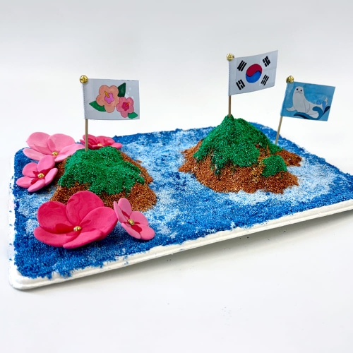 독도의날만들기 클레이 독도모형 독도만들기