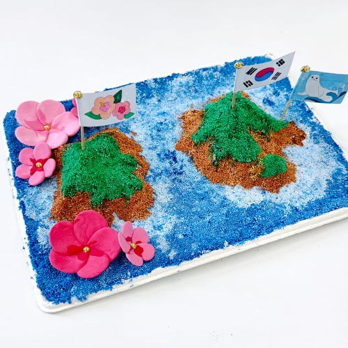 독도의날만들기 클레이 독도모형 독도만들기