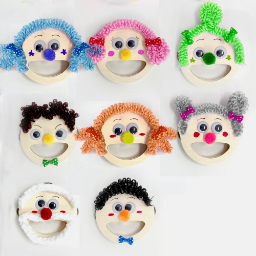 탬버린 표정 얼굴만들기 친구 가족 얼굴그리기