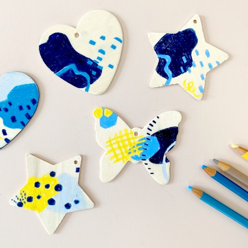 LED가랜드 나무조각 벽걸이무드등 만들기