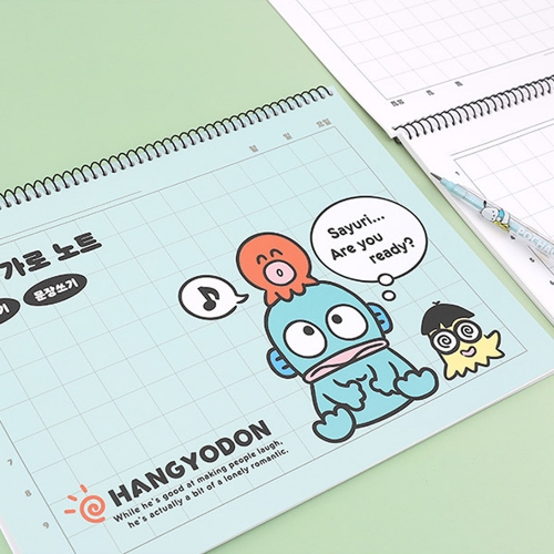 산리오캐릭터즈 15칸 가로노트 6권묶음 (시나모롤 쿠로미 한교동)