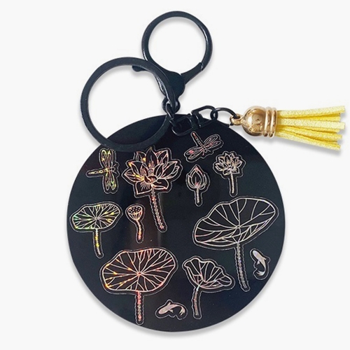 전통공예 자개거울 키링만들기 미니손거울